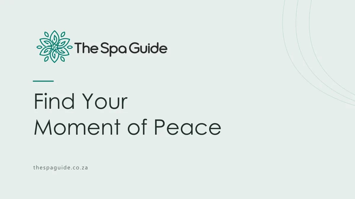 Find Your Moment of Peace