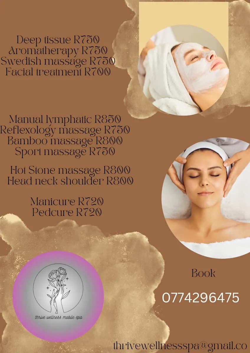Thrive wellness mobile spa