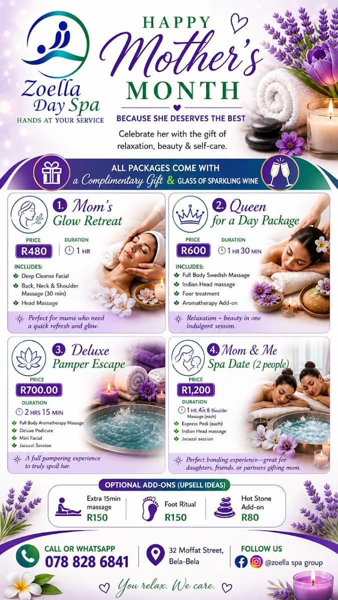 Zoella Day spa Bela-Bela