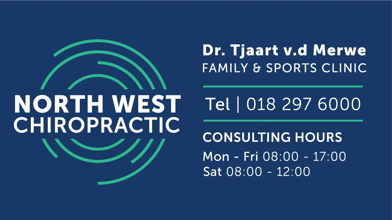 North West Chiropractic - Dr’s Tjaart vd Merwe & Danica Strydom